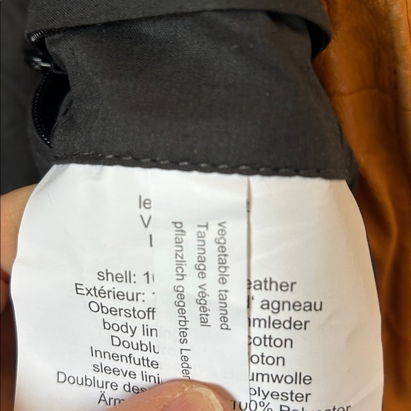 Free People Vibrant Orange Leather Jacket - Picture 4 of 11